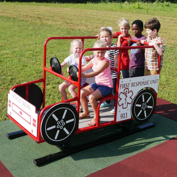 Rescue Truck Spring Rider