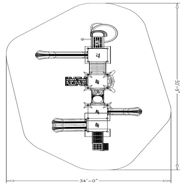 Comfy Chameleon Tree House Play Structure
