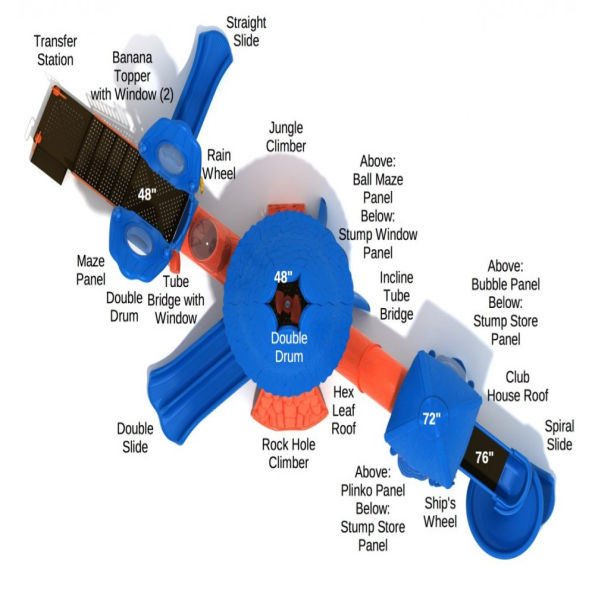 Gecko Grotto Tree House Play Structure