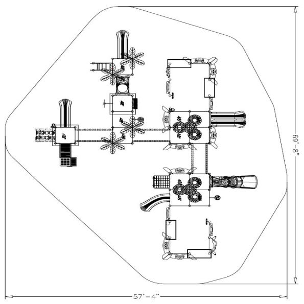 Amazing Antelope Tree House Play Structure