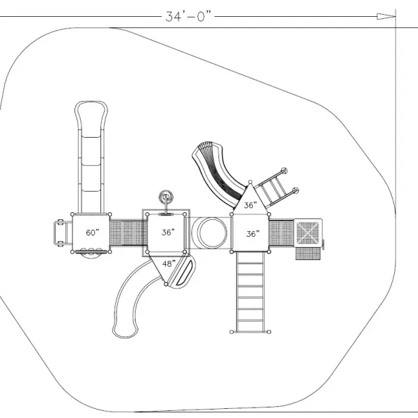 Playground Structures Map Towne Playground Structure| NoahsPlay.com