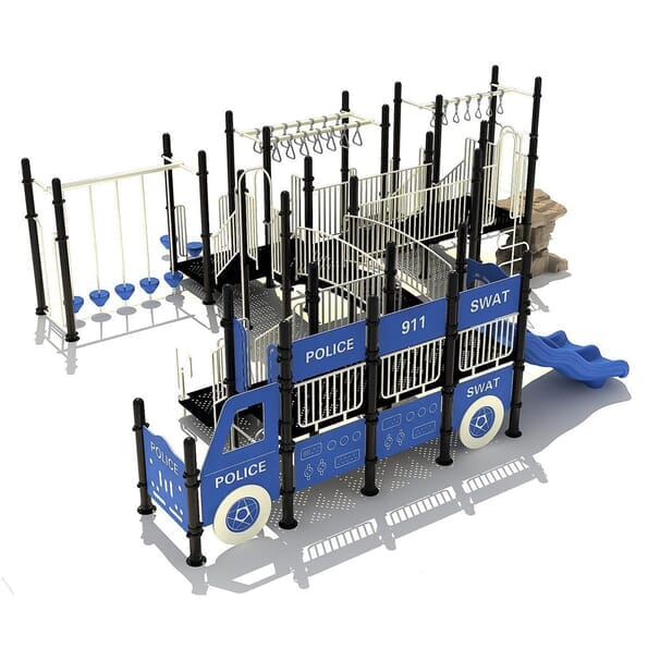 Hitchcock Police Themed Playground Structure