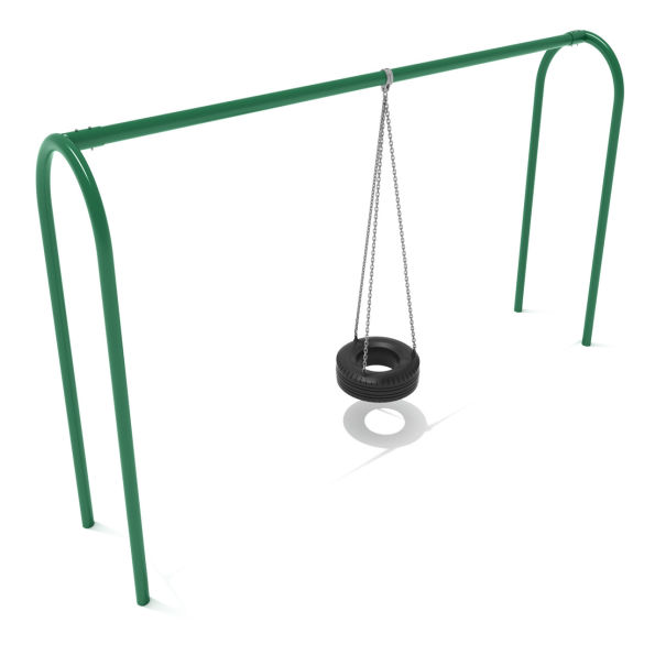 1-Bay Arch Tire Swing