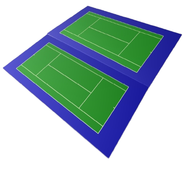 Double 108x120 Tennis Court