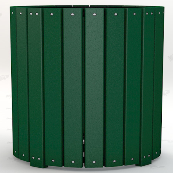 32 Gallon Heavy Duty Round Trash Receptacle