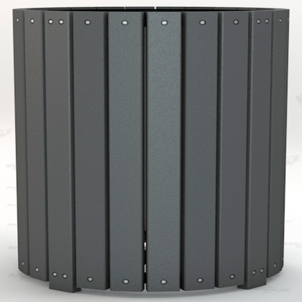 32 Gallon Heavy Duty Round Trash Receptacle