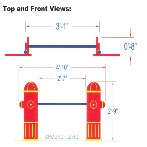 Dog Park Adjustable Jump Bar