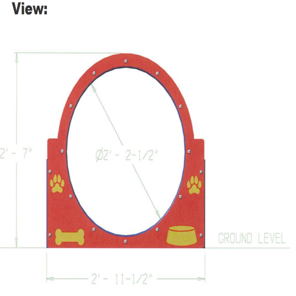 Dog Park Bow Wow Barrel
