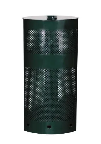 Square Waste Can with Lid- 11 Gallon