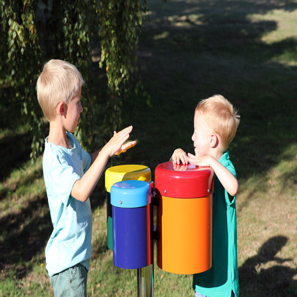 Rainbow Bongos Outdoor Instrument