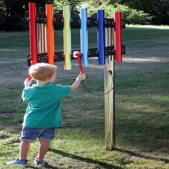 Rainbow Chimes Outdoor Instrument