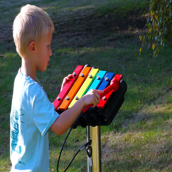 Rainbow Metallophone Outdoor Instrument