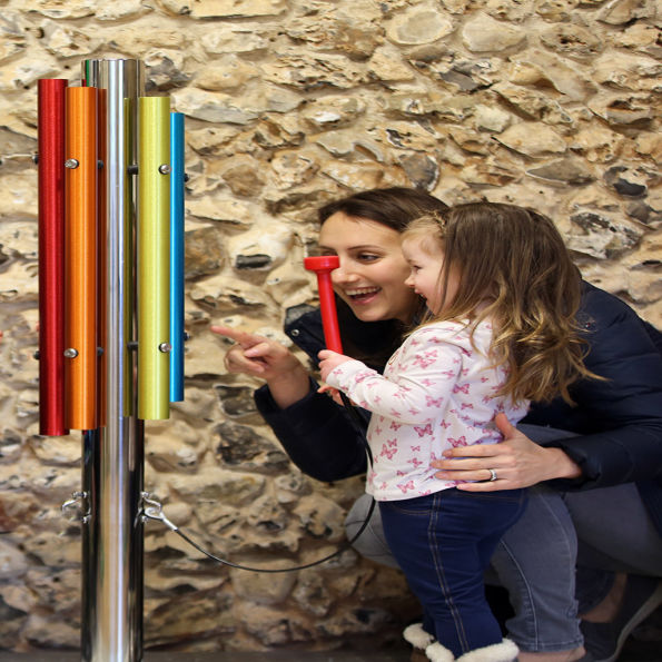 Rainbow Penta Post Outdoor Instrument