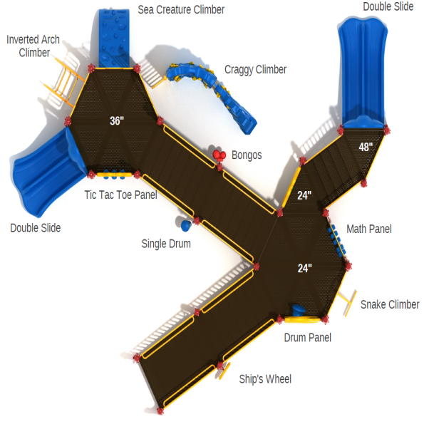 Butler Overlook Inclusive Play Structure