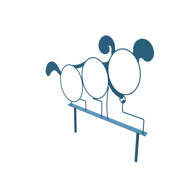 3 Hoop Dog Park Jump