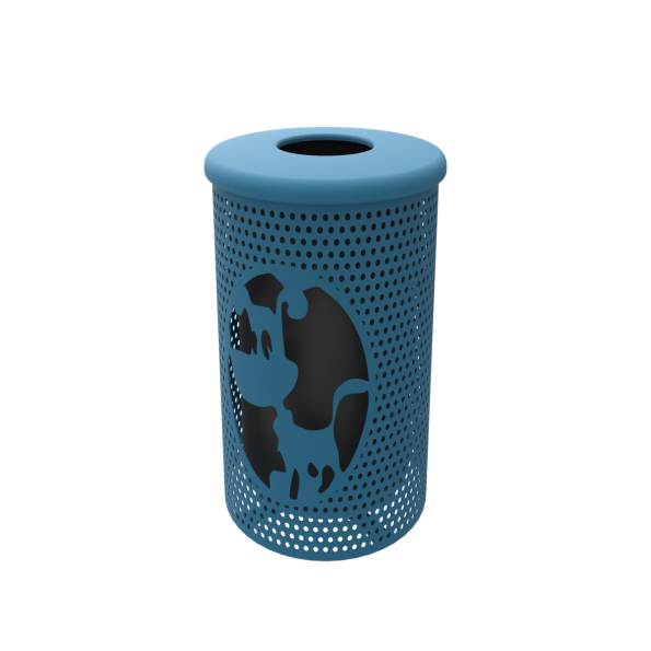 Dog Park Themed Trash Receptacle
