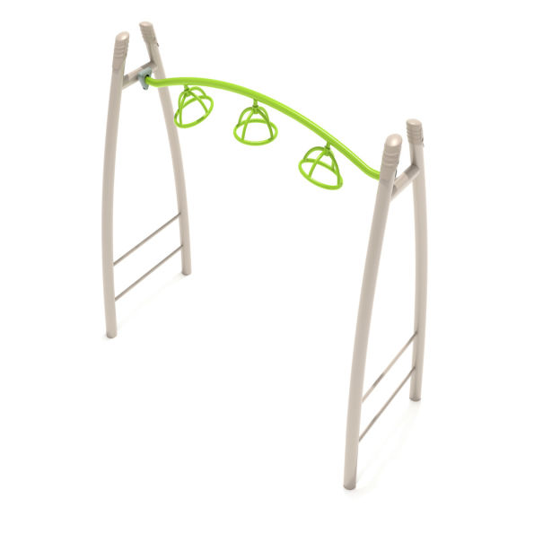 Curved Post 3-Wheel Overhead Spinner