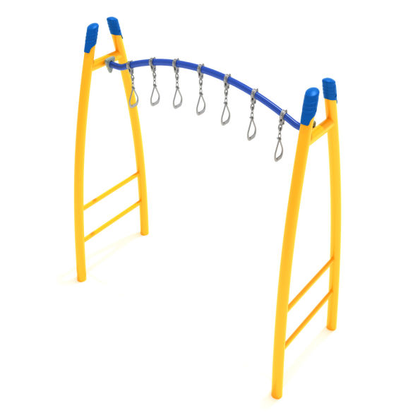 Freestanding Curved Overhead Swinging Ring Ladder