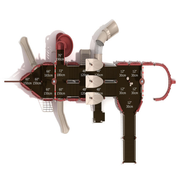 Eucha Inclusive Pirate Ship Play Structure