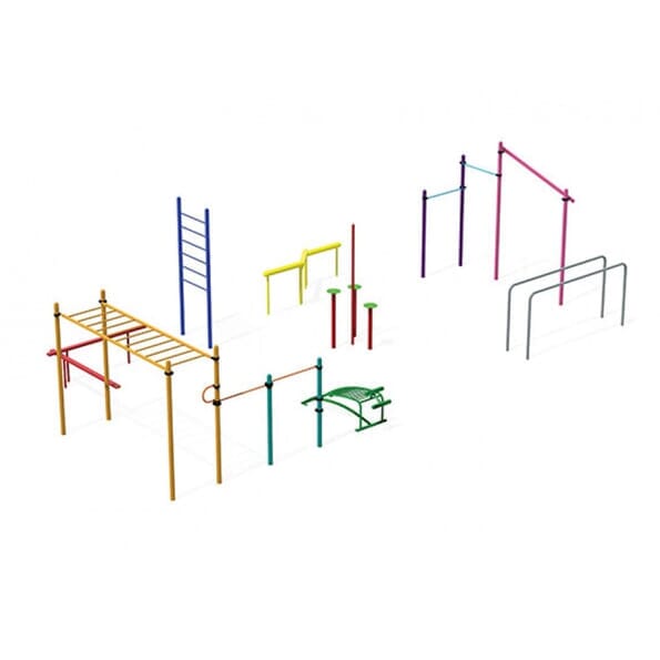 10 Station Fitness Course