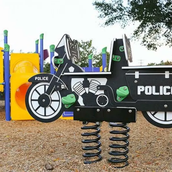 Superior 2-Seat Police Motorcycle Spring Rider | NoahsPlay.com