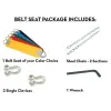 Belt Seat Package with Chain, Clevis Connectors and Wrench thumbnail 1