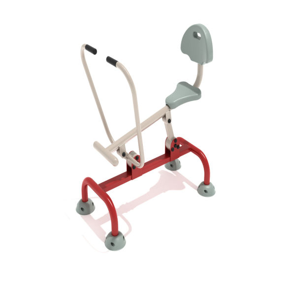 Single Station Rower with Back