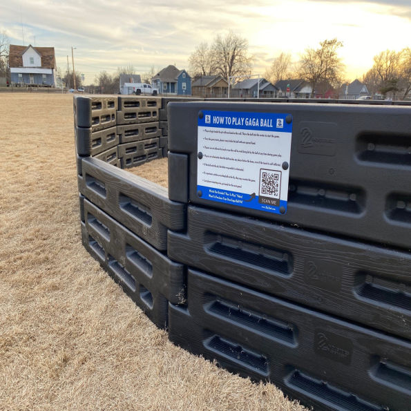In-Ground High-Wall Gaga Ball Pit