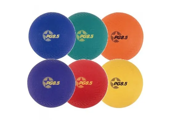6 Pack Rubber Playground Balls