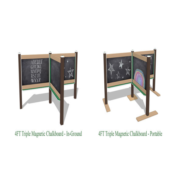 4' Magnetic Chalkboard
