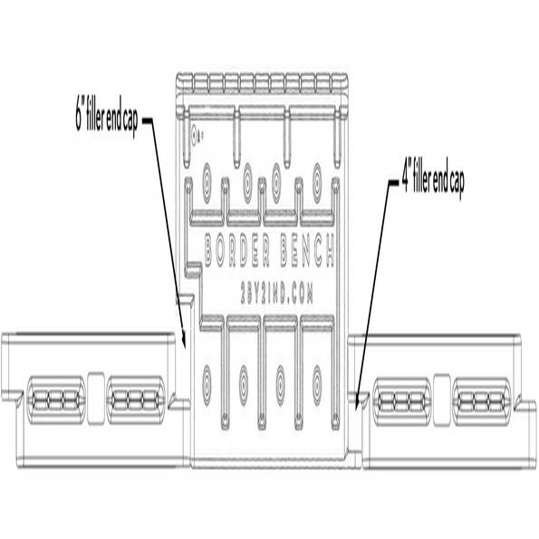 Playground Border Bench