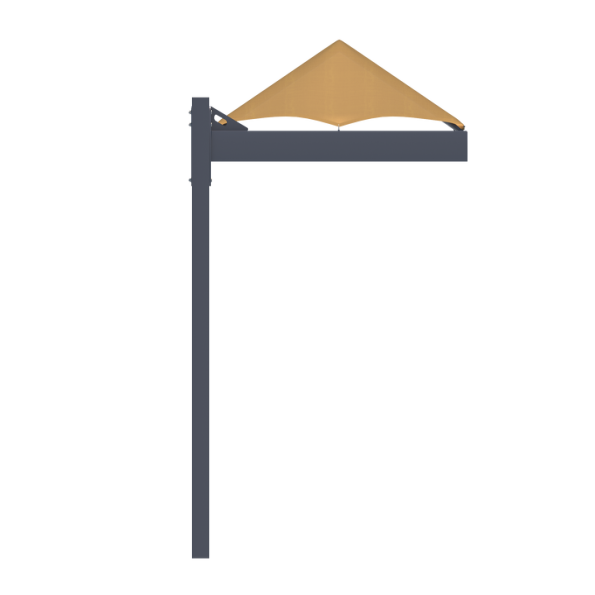 Single Full Hip Cantilever Shade