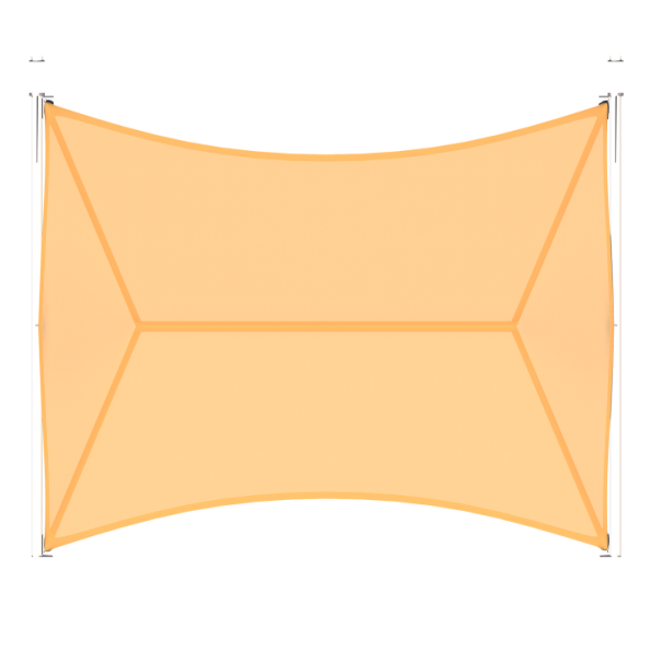 Single Full Hip Cantilever Shade