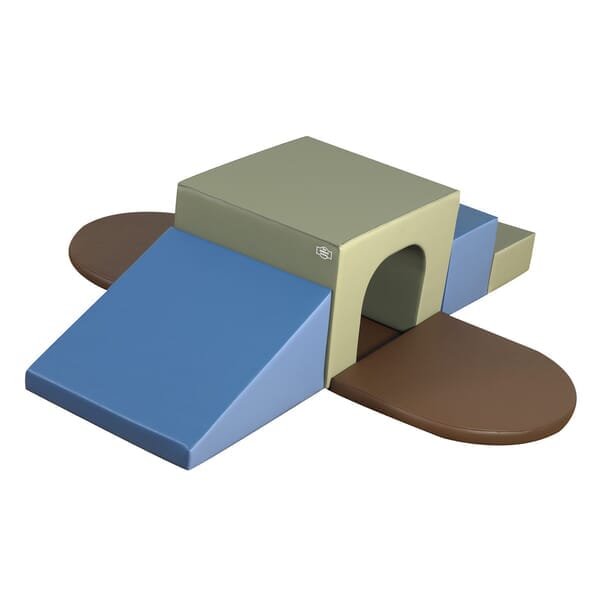 Cozy Woodland Climb-Up Tunnel Climber