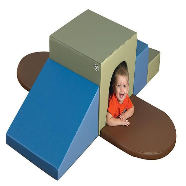 Cozy Woodland Climb-Up Tunnel Climber