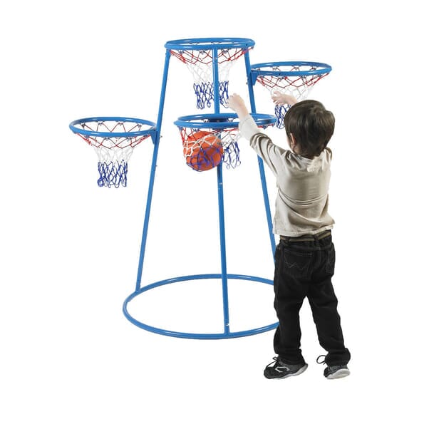 4-Ring Basketball Stand with Storage Bag