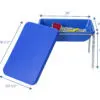 Small Blue Sensory Table with Lid