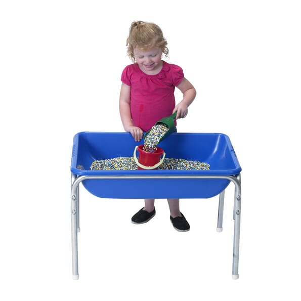 Small Blue Sensory Table with Lid