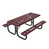 Rectangular Portable Table with Rolled Edges thumbnail 1