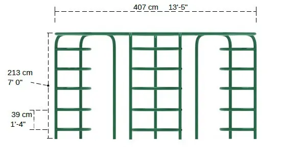 Triangle Overhead Ladder Climber
