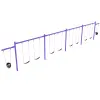 4-Bay 2 Cantilever Swings thumbnail 2