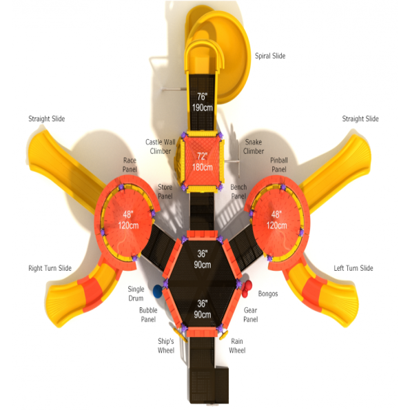 Kingdom's Keep Castle Spark Playground Structure