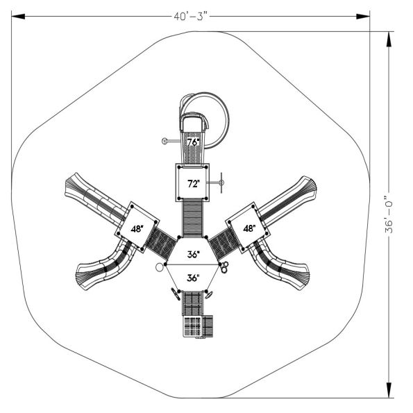 Kingdom's Keep Castle Spark Playground Structure