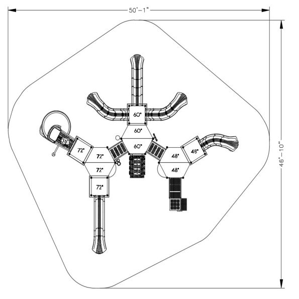 Legend of Lancelot Castle Spark Playground Structure