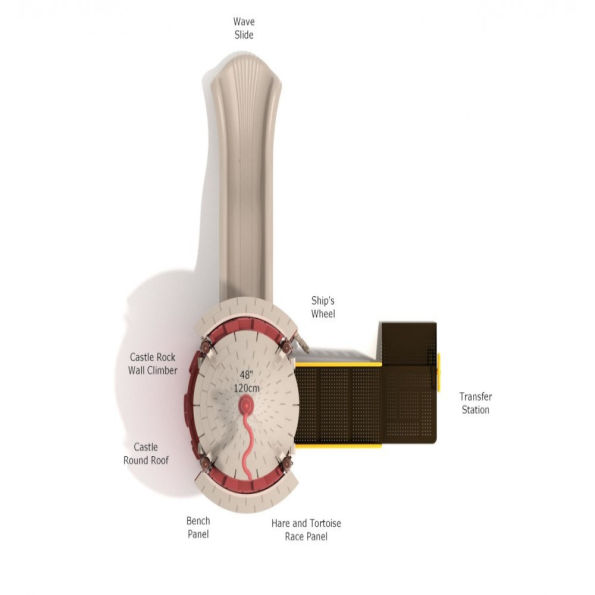 Chancellor's Chamber Castle Spark Playground Structure