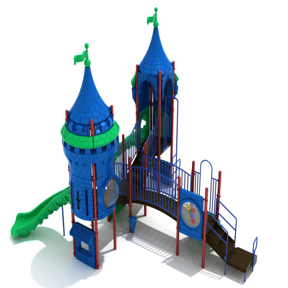 Gilded Towers Castle Spark Playground Structure