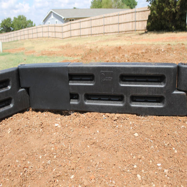 Playground Border Timber Adjustable End Cap