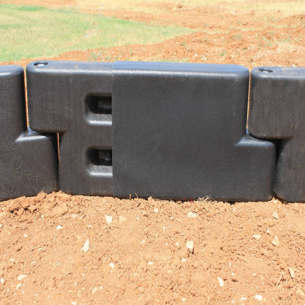 Playground Border Timber Adjustable End Cap