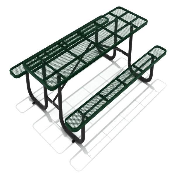 8 Ft. Expanded Steel Picnic Table