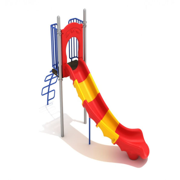 Freestanding 5' Slide with Snake Climber